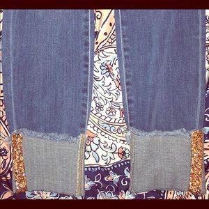 New York and CO. Sequin ankle skinny jeans